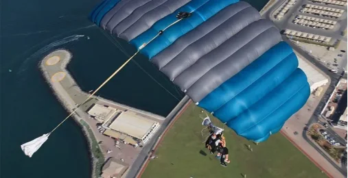 Прыжок с парашютом над Пальмой – Skydive Dubai 0
