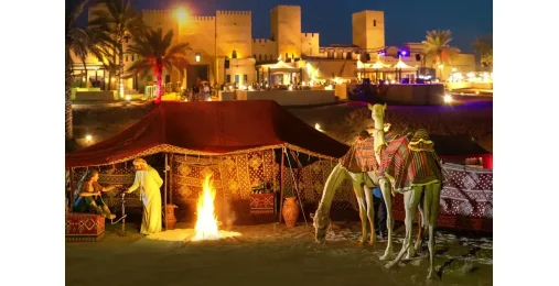 Ужин в Sahara Fortress Camp 1